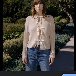 Zara Knit Cardigan with Bows